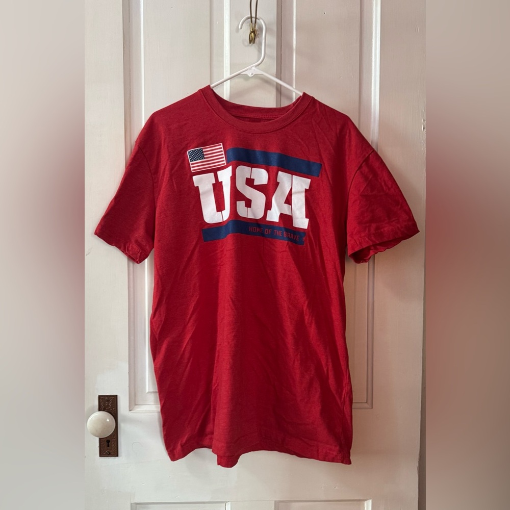 Red USA Graphic T-Shirt